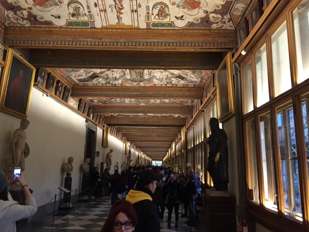 Uffizi, Akadémia, Pitti Palota .... vagyis firenzei állami múzeumok